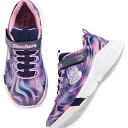 Skechers Casual Shoes With Velcro Closure & Abstract Design - Purple-image-39