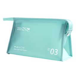 Uninest Travel Toiletary Cosmetic Bag for Women, Portable and Multifunctional Daily Use Essentials Pouch (Light Blue)-picture-13