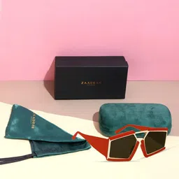 ZAADRAN Unisex Oversized Sunglasses with Polarised and UV Protected Lens image 2