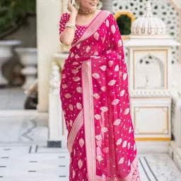 bigben textile Woven Design Zari Banarasi Saree-picture-34