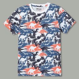 Fame Forever by Lifestyle Boys Abstract Printed Round Neck Cotton T-shirt-image-11