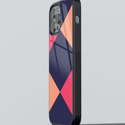 macmerise Geometric Printed iPhone 13 Pro Max Back Case Mobile Accessories-image-95