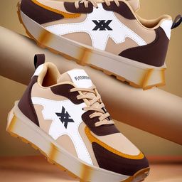 Bxxy Men Lace-Ups Running Mid-Top Non-Marking Shoes-picture-52