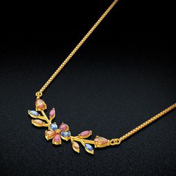 Joyalukkas Floral Essence Gold Necklace-image-85