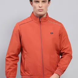 Monte Carlo Men Mock Collar Solid Casual Sporty Jacket-picture-27