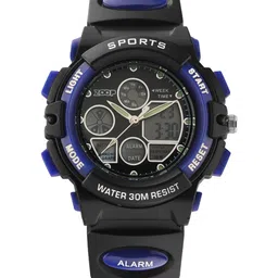Zoop Boys Bracelet Style Straps Analogue and Digital Watch 16033PP02W-image-44