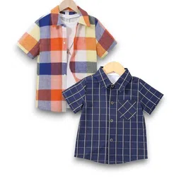 LUVITUS Boys Pack of 2 Checkered Shirt-picture-15