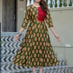 Anouk Print Maxi Dress-image-64