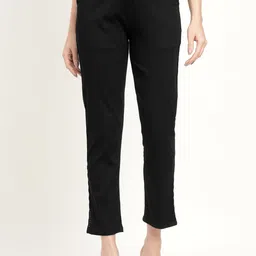 ZARI Women Jaipur Cotton Viscsoe Pant with Side Lace-image-92