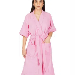RANGOLI Noble Pure Cotton 400 GSM BathRobe-image-68