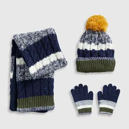 mothercare Boys Patterned Acrylic Winter Gloves-image-36