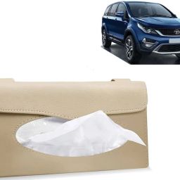 BT356-Car Sun Visor Tissue Box Holder PU Leather Paper Napkin Organizer Hanging Vehicle Tissue Dispenser-image-84