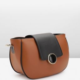 Mast & Harbour Colourblocked Structured Sling Bag image 3