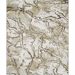 Kaleen India Green Abstract Anti-Skid Polyester Carpet-13