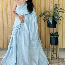 Moda Rapido Checked Silk Blend Saree-picture-43