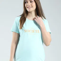 Monte Carlo Typography Printed Round Neck T-shirt-image-95