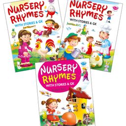 My First Nursery Rhymes Book Set of 3 Books - English-0