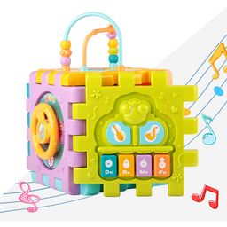 YamamaBaby ActivityEducational Toy with shape Sorter Multicolour -10 Pieces-25