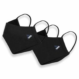 Vea Adults  Soft Cotton 5 Layered Filtration Face Mask (Pack of 2) - Black-20