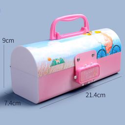 StarAndDaisy School Kids Pencil Box with Lock (Color May Vary)-21