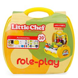 Rising Step Suit Case Kitchen Set 20 pieces - Multicolor-image-8