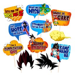 Zyozi Dragon Ball Z Themed Photo Booth Props Multicolour - 11 Pieces-image-96
