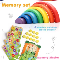 Intelliskills Memory Master & Rainbow Stacker Combo-picture-6