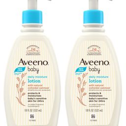 Aveeno Baby Daily Moisture Lotion 532ml  - Pack of 2-image-6