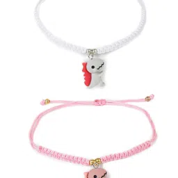 EL REGALO Unisex Kids 2 Charm Bracelet-image-99
