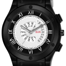 LORENZ Men Textured Day & Date Dial & Straps Analogue Watch MK-4092R image 5