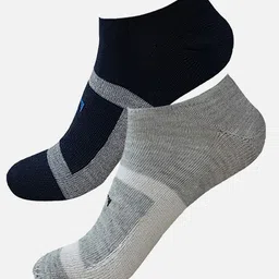 StyFun Men Pack Of 2 Patterned Moisture-Wicking Ankle Length Socks-73