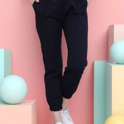 DressBerry Women Solid Jogger High-Rise Stretchable Jeans-image-35