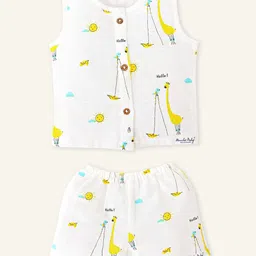 Honcho Baby Kids Printed Top with Shorts-image-72