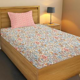 IVAZA White Geometric 400 Polycotton Single-image-79