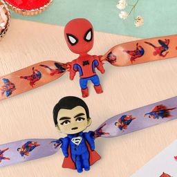 Ascension Kids Set Of 2 Rakhi With Greeting Card With Roli Chawal-image-62