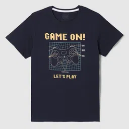 max Boys Graphic Printed Round Neck Cotton T-shirt-image-71