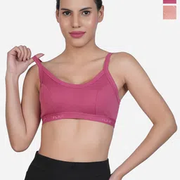 SHYAM SONS FLAIR Pack Of 2 Full Coverage Workout Bra-picture-34