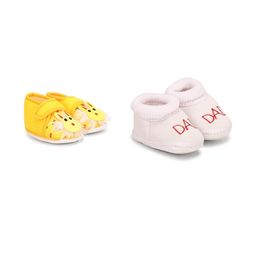 Dhairya Collection Baby Booties For Baby Boys And Baby Girls Pack of 2-image-45