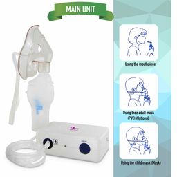 MCP NE803 Compact USB Powered Nebulizer with All Masks - White image 2