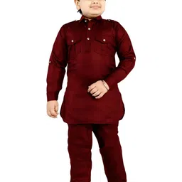 OJ TREND Boys Cotton Silk Kurta & Salwar-picture-18