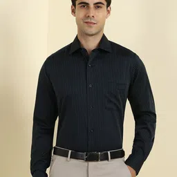 Allen Solly Sport Men Vertical Striped Spread Collar Cotton Formal Shirt-image-37