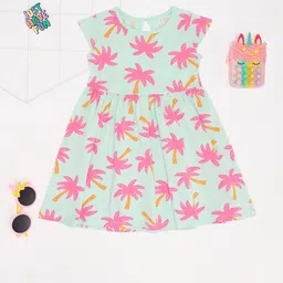 Pantaloons Junior Girls Cotton Fit & Flare Dress-image-34