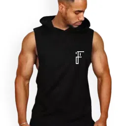Fashnobic Chess Player Ready To Check Mate Back Printed Hooded GymVest FB-105_Back_pt-254-image-15