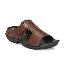 LEEPEETER Men Leather Comfort Sandals-image-25
