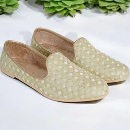 DFR Men Green Textile Loafers-picture-8