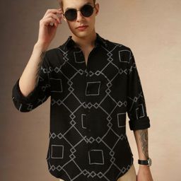 Dennis Lingo Men Tartan Checks Opaque Casual Shirt-image-99