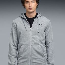 Puma Essentials Rubber Print Cotton Full-Zip Hoodie Jacket-picture-43