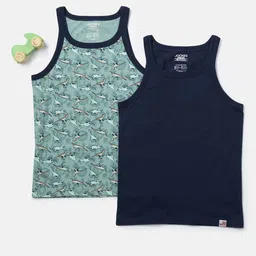 Jockey Boys Pack Of 2 Printed Cotton Innerwear Vests UB24-0205-FS-NV-picture-18
