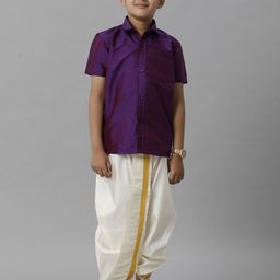 Ramraj Boys Shirt with Dhoti Pants-image-99