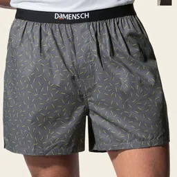 DAMENSCH Pack Of 2 Printed Pure Cotton Mid Rise Ultra-Light Boxers IB1002-MX2256-image-19